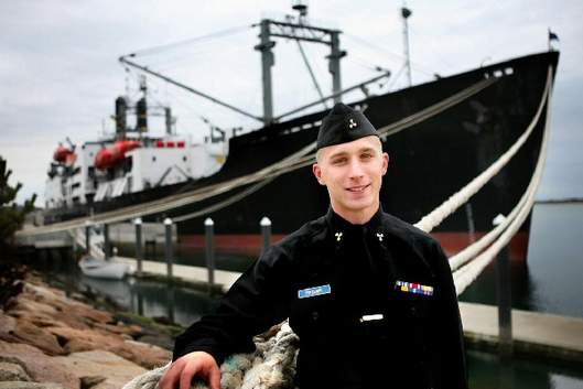 Cape Cod Times:  "Massachusetts Maritime Cadet Relates Haiti Effort"