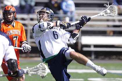 Brian Burke Notches Three Points, Hitchings Makes 13 Saves As Men's Lacrosse Drops 17-5 Non-League Decision To UMass Dartmouth