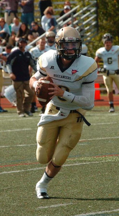 New London Day:  "Trudel Earns Title Of 'Johnny Touchdown' At Massachusetts Maritime