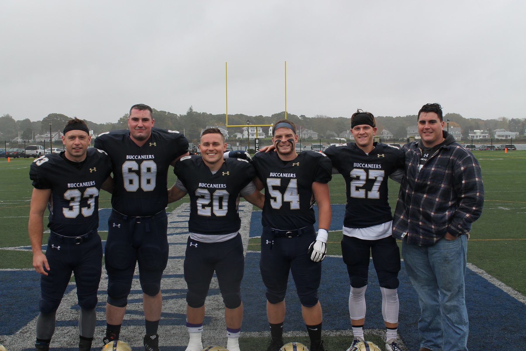 Buccaneers Shutout Lancers in Rain Soaked Buzzards Bay on Senior Day