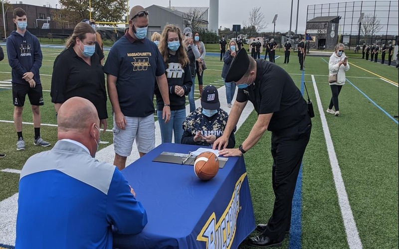 Charlie Orcutt Joins Buccaneer Football Team through Team Impact