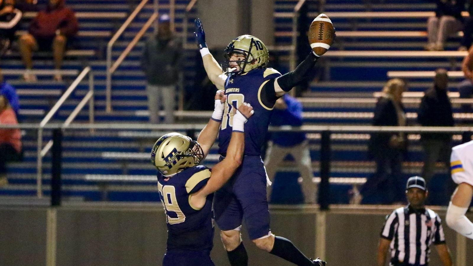 Football Scores 15 in Second Half to Beat Lancers
