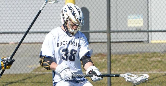 McLean Nets Hat Trick, Livermore Adds Four Points As Men's Lacrosse Drops 12-8 NEWMAC Decision To Coast Guard