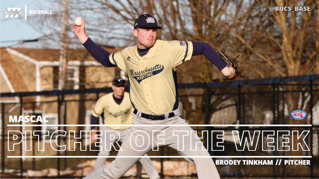 Tinkham Named MASCAC Pitcher of the Week