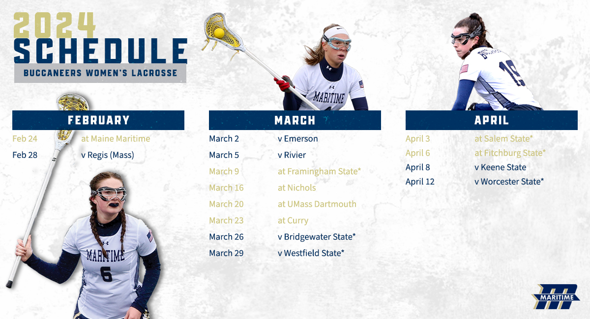 2024 Buccaneer Women's Lacrosse Schedule Release