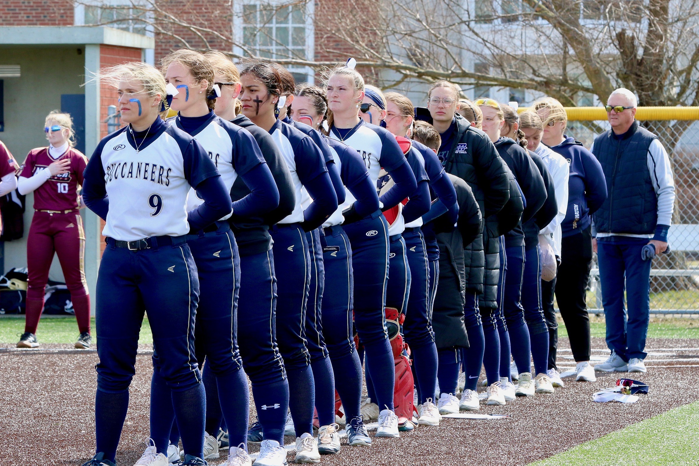 Softball Swept by Owls in First Conference Doubleheader