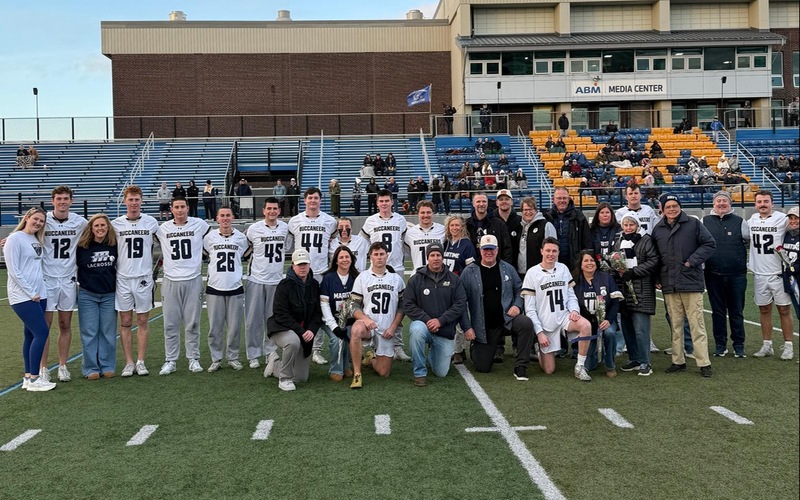 Bucs Win on Senior Night over Warriors