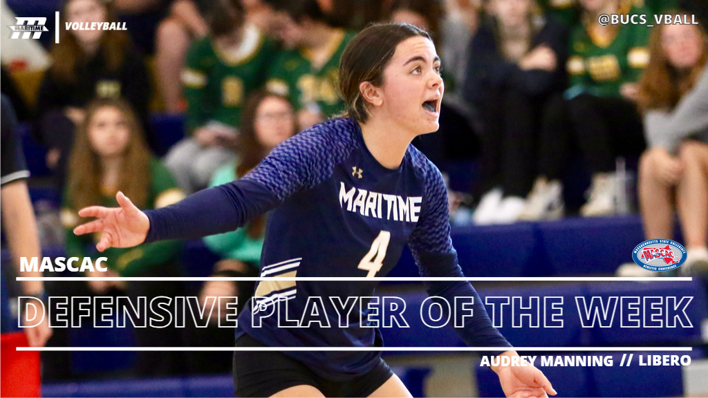 Manning Named MASCAC Defensive Player of the Week