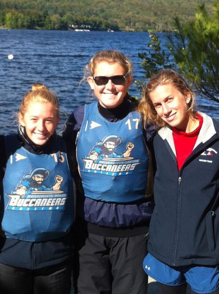 Bourne Enterprise:  "Massachusetts Maritime Cadet Sails Bucs To Top Finish"