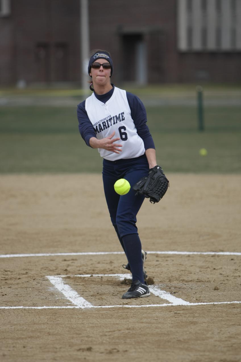 March Goes Distance Inside Circle And Fans Four As Softball Drops Non-League Decision At Emmanuel