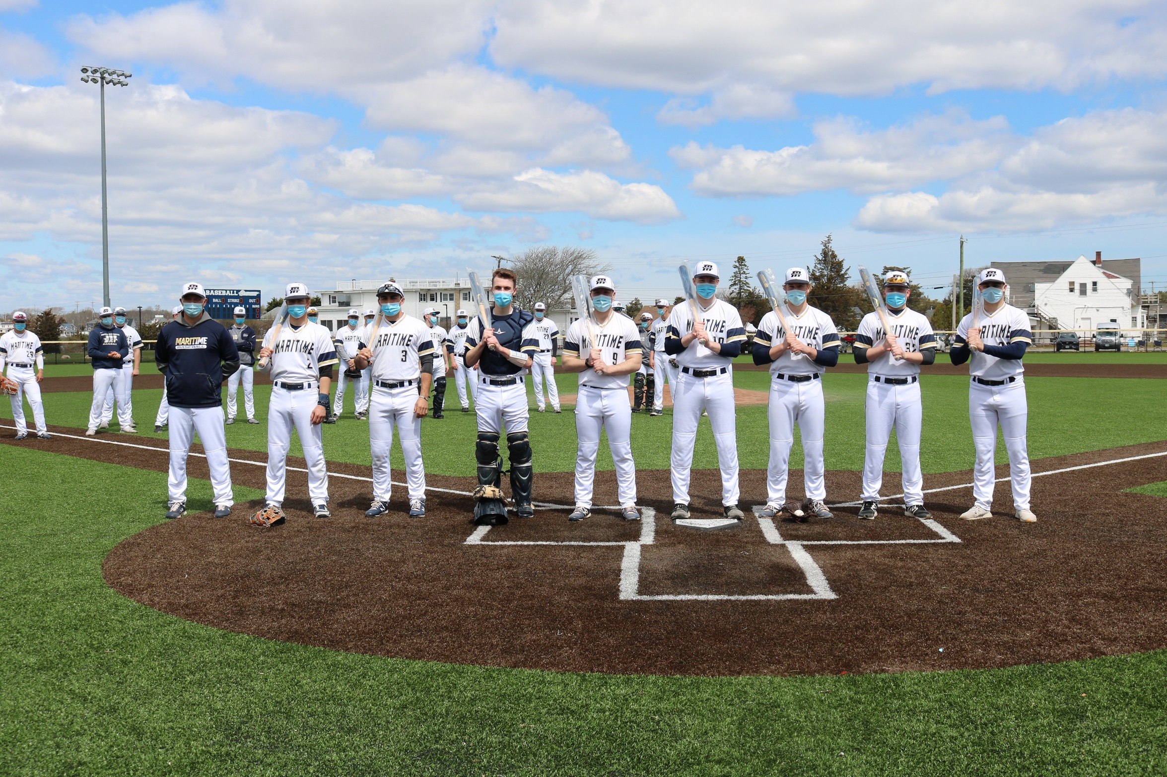 Baseball Splits with Fitchburg on Senior Day