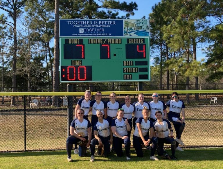 Softball: Pope goes 4-for-4 as DiDomenico picks up first Collegiate Win for Bucs