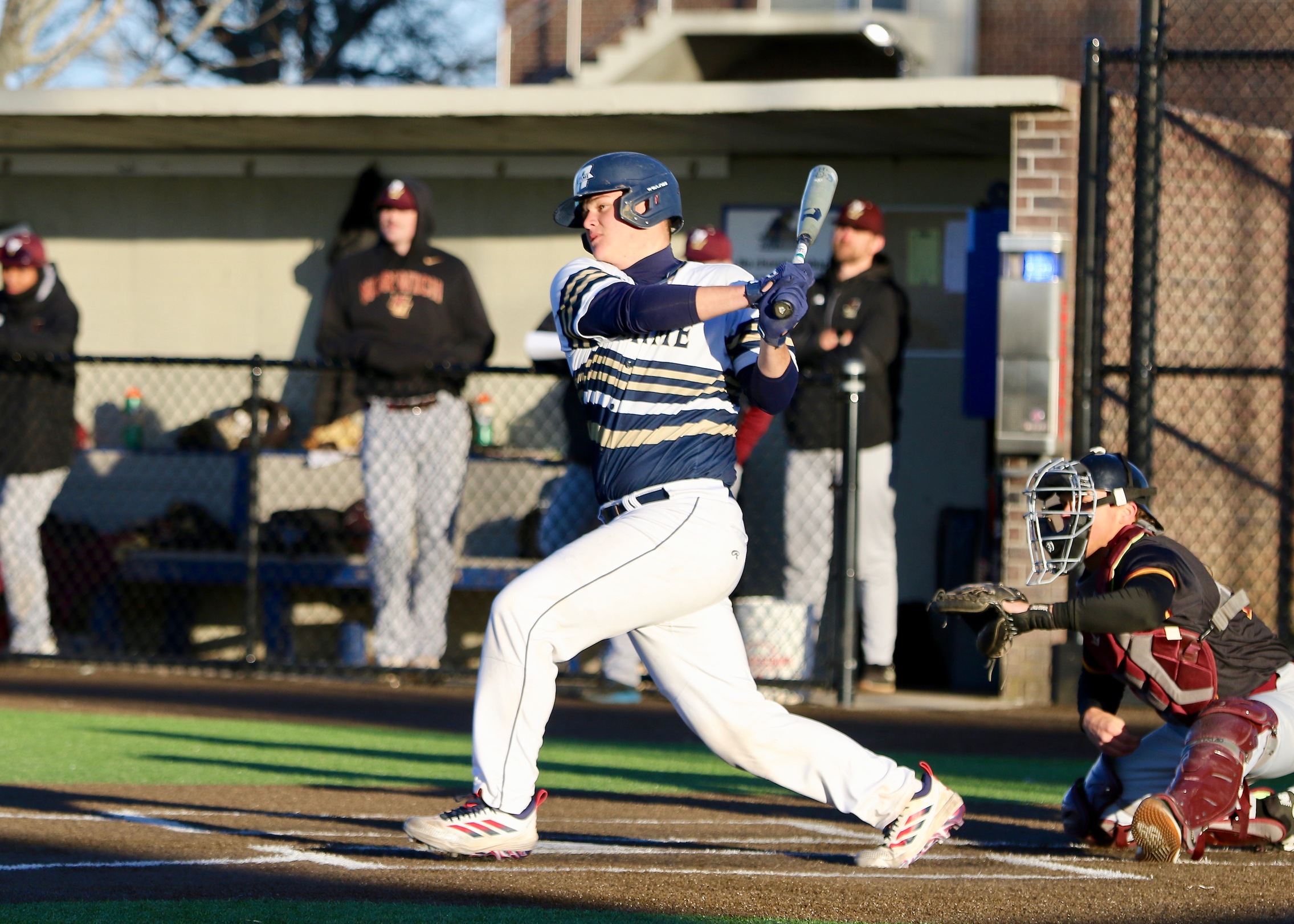 Loughren Perfect at the Plate in Bucs Win Over Fighting Scots