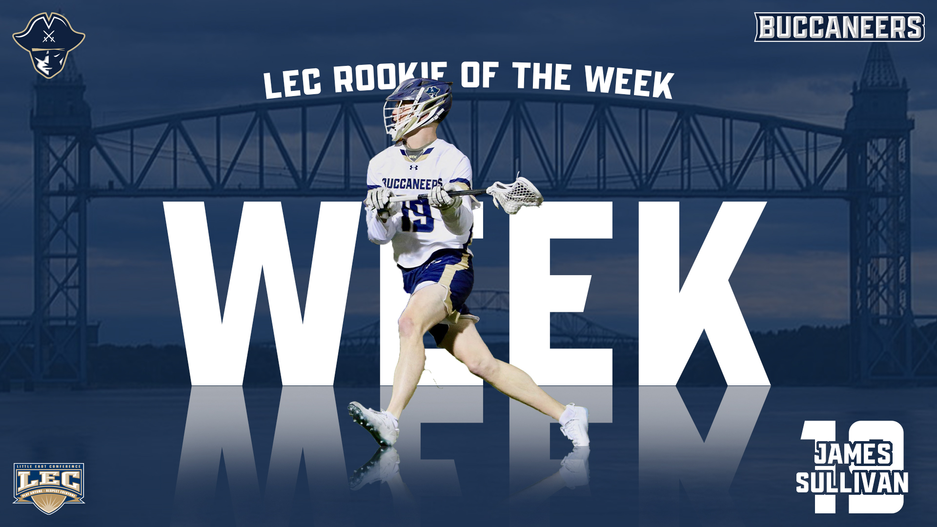 Sullivan Claims Little East Rookie of the Week Honors