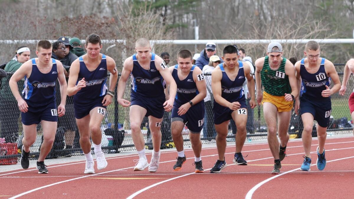 Men's Track Open Season at Bridgewater State