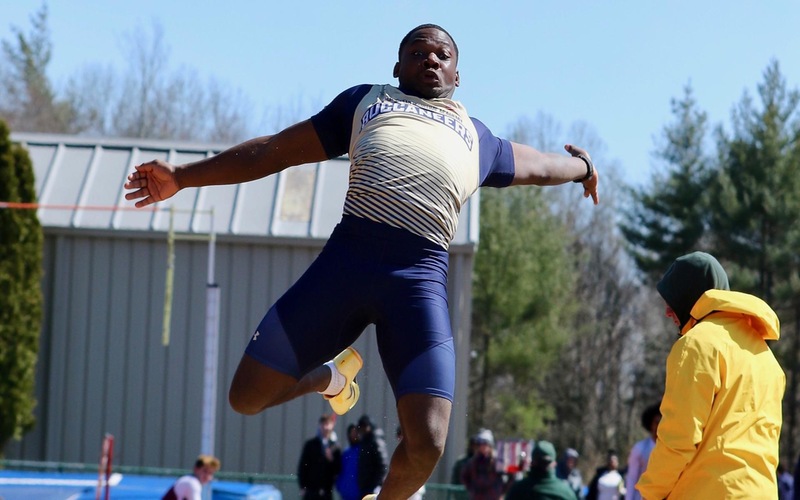 Woods Sets New Long Jump Record; Bucs Finish Seventh at Fitchburg