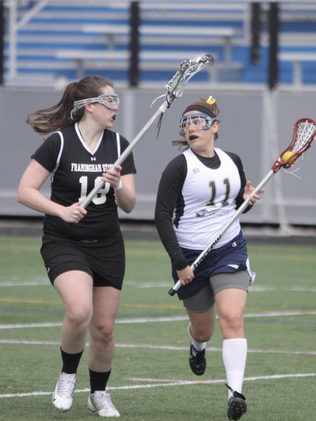 Courcy Nets Lone Goal As Women's Lacrosse Drops 16-1 MASCAC Decision At Westfield State, Bucs Clinch Sixth Seed In Conference Tournament