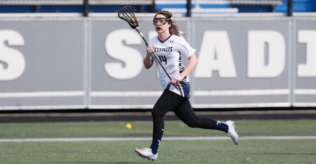 Overstreet Nets Four Goals, Five Points As Women's Lacrosse Drops 14-10 Non-League Decision At Coast Guard