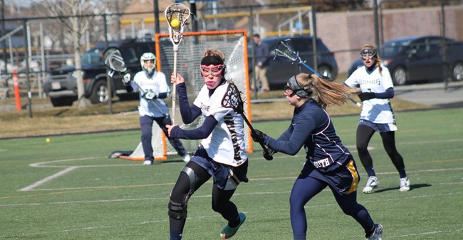 Hunt, Seggelin Combine For Nine Points As Women's Lacrosse Drops 15-10 Non-League Decision To Regis