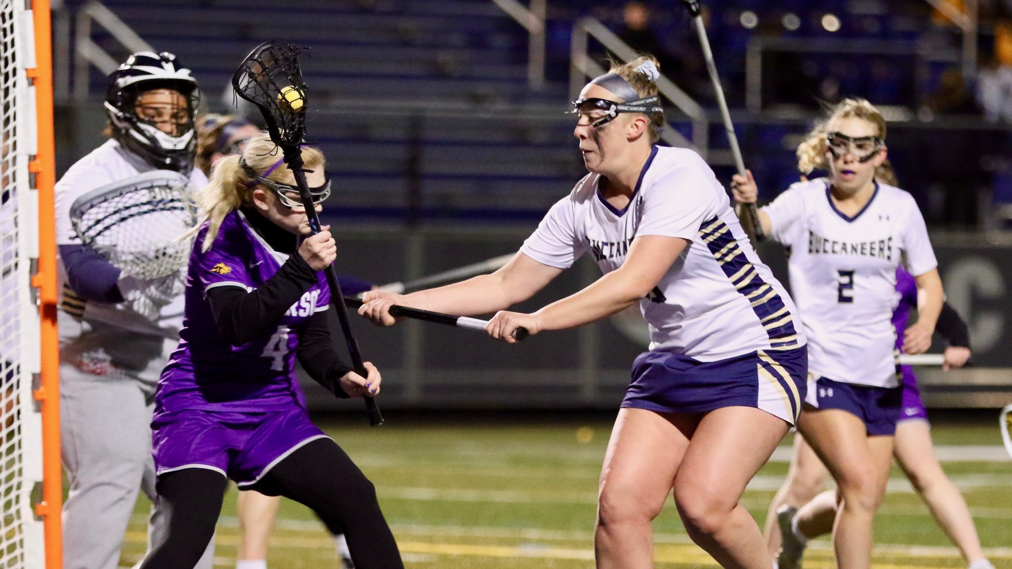 Women:s Lacrosse: Bucs Lose to Lions in Close Battle