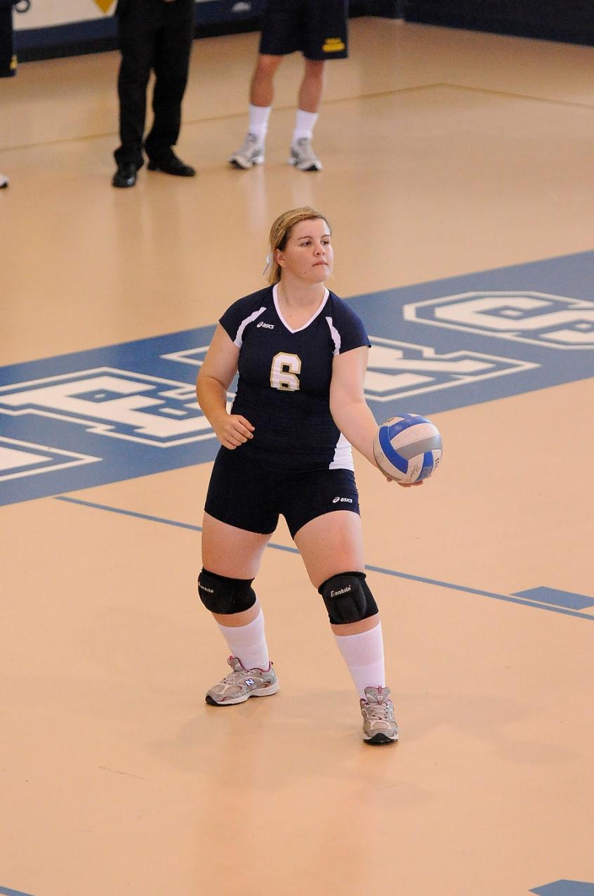 Pelletier Notches Three Kills, Burgess-Chrost Adds 10 Digs As Volleyball Drops 3-0 Non-League Decision At Simmons