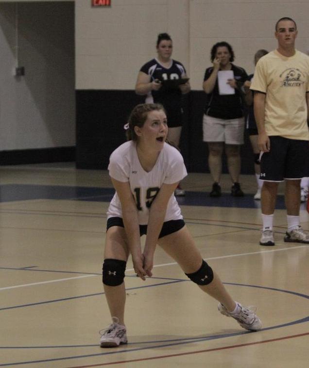 Garrity, Calnan Each Notch Eight Kills, O'Connor Adds 27 Digs As Volleyball Drops Pair Of 3-0 Decisions At Castleton