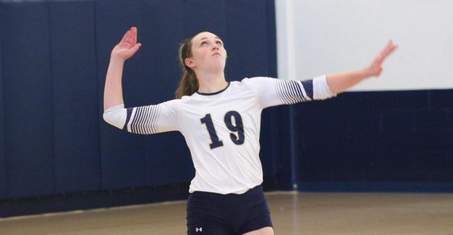 Sheehan Records 27 Set Assists As Volleyball Drops Non-League Tri-Match Decision To WPI, Eastern Nazarene