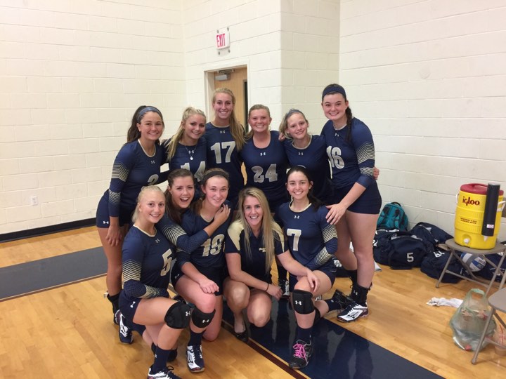 Volleyball Presents Geary With First Career Victory By Sweeping Johnson State